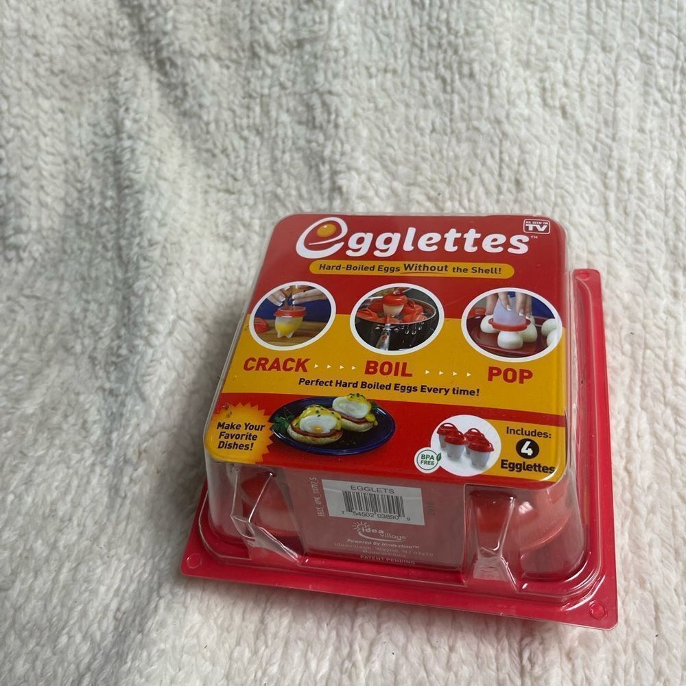 Red Egg Cooker Set
